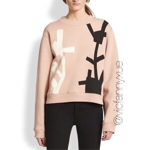 Acne studios bird flower sweatshirt xs